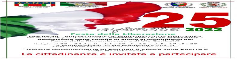 XXV APRILE 2022 FESTA DELLA LIBERAZIONE 
