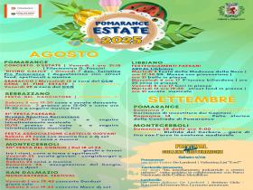 EVENTI ESTIVI MESI AGOSTO - SETTEMBRE (AGGIORNAMENTO)