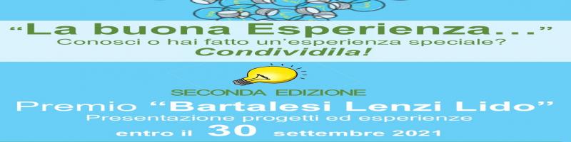 Progetto "LA BUONA ESPERIENZA" Premio Bartalesi Lenzi Lido- 2021