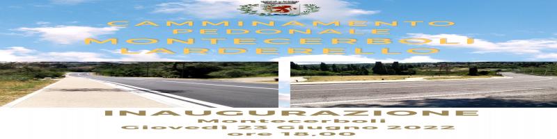 INAUGURAZIONE CAMMINAMENTO MONTECERBOLI LARDERELLO