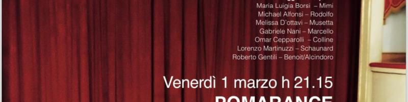 Invito all'Opera "LA BOHEME" di Compagnia Lirica Livornese - Venerdì 01 marzo ore 21.15, Teatro Dei Coraggiosi